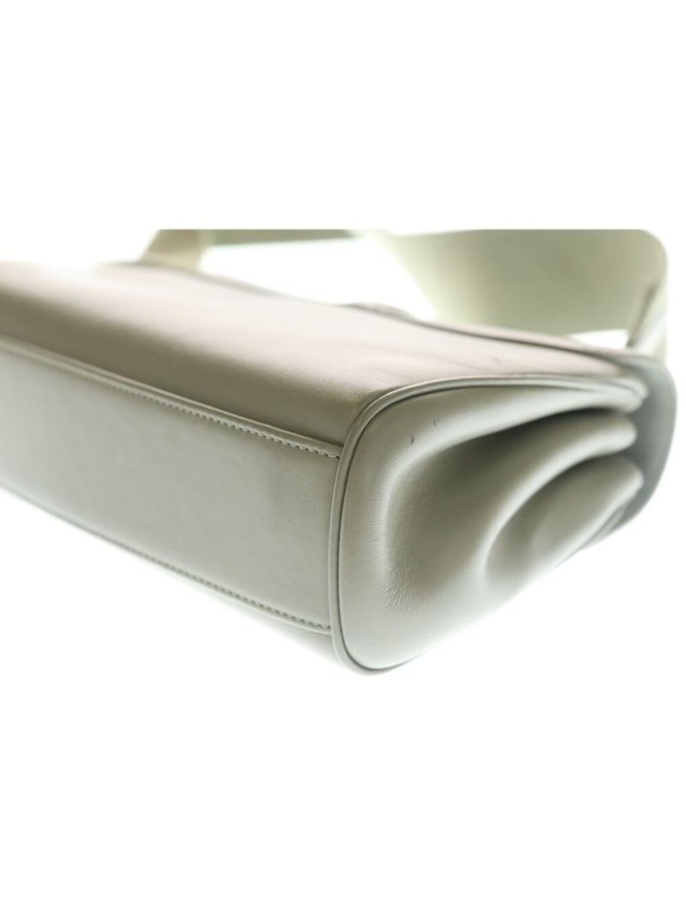 Celine Teen Soft 16 Shoulder Bag Mint Green Light Khaki Leather Gold - Picture 6 of 6